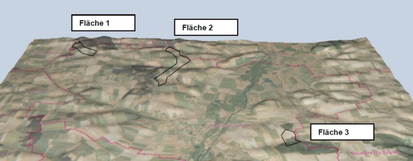 Änderung eines Flächennutzungsplans in Fahrenzhausen