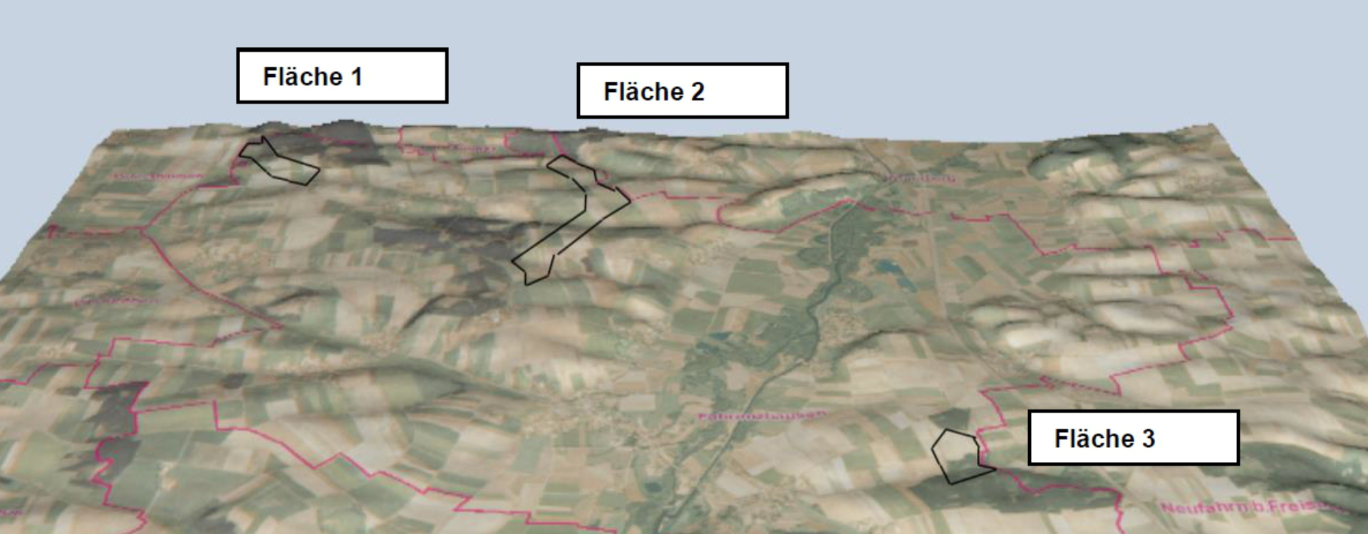 Änderung eines Flächennutzungsplans in Fahrenzhausen