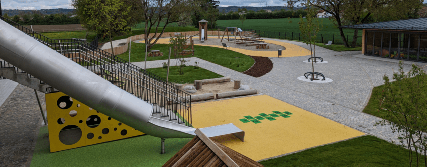 Großzügige Außenanlagen für Kindergarten Altheim, Markt Essenbach
